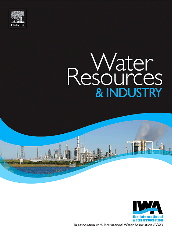 Go to journal home page - Water Resources and Industry